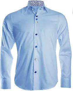 color: Mens Blue Formal Shirt