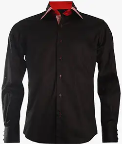 color: Men's Italian Style Black Shirt