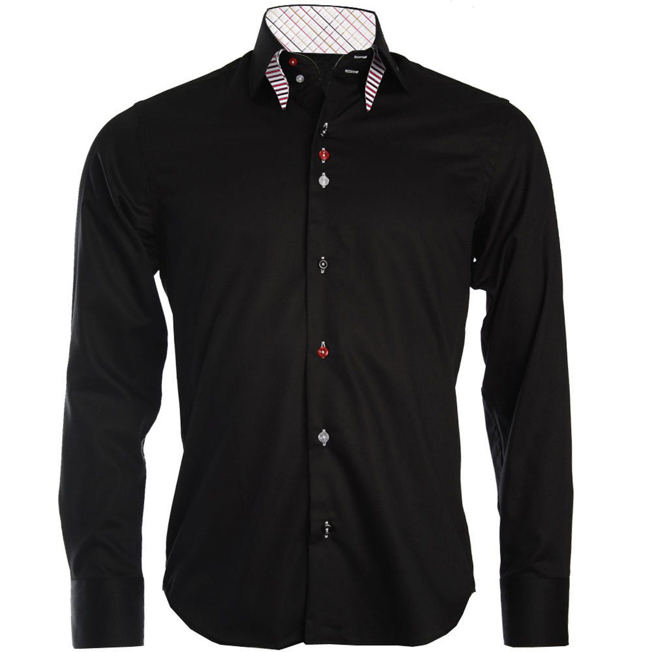 Men's Double Button Collar Shirt