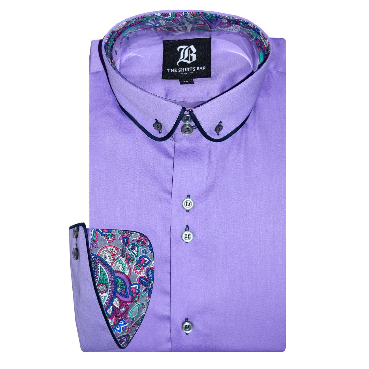 MEN'S LIGHT PURPLE SHIRT