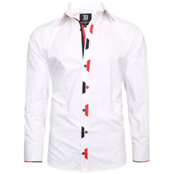 Men's Italian Style White Regular Fit Formal Shirt